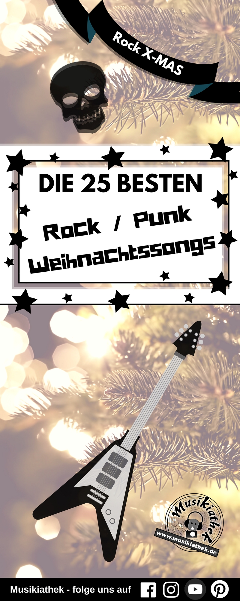 Rockige Weihnachtslieder Eine Liste der 25 besten Rocksongs zu Weihnachten